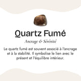 Bracelet "Réussite & Protection" en Oeil de Tigre, Grenat, Tourmaline & Quartz Fumé